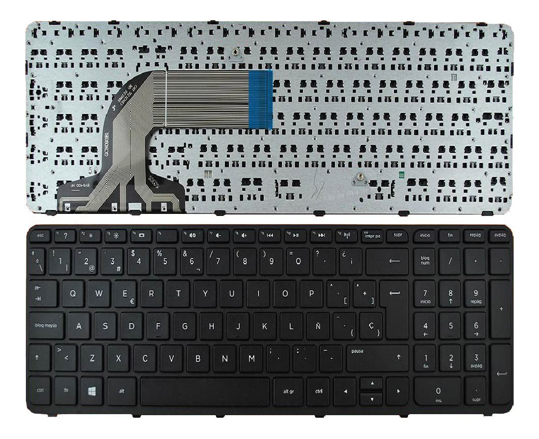 Teclado Genérico Compatible Hp Nsk-Cn6sc 15-N 15-E 250 G3 255 G3 256 G3