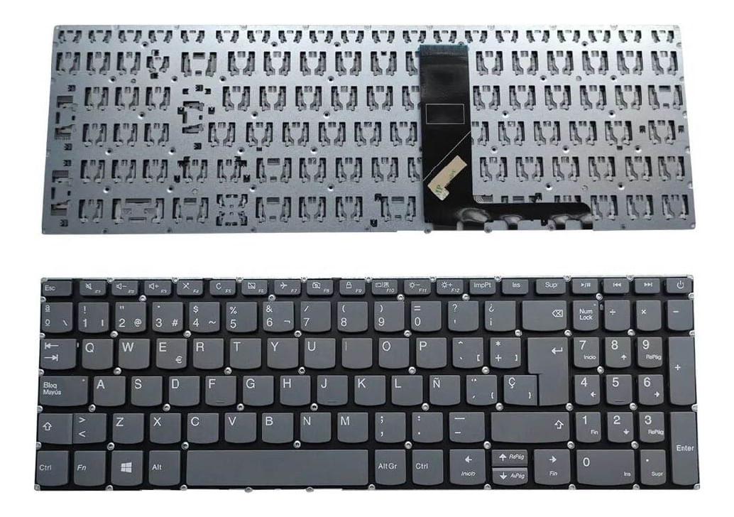 Teclado Genérico Compatible Lenovo 320-15isk S145-15iwl con Botón Encendido