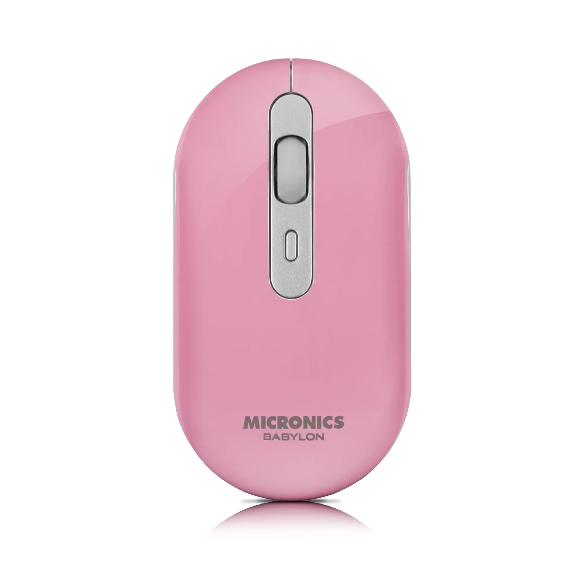 Mouse Recargable MICRONICS Cyb Rosado M7Xx