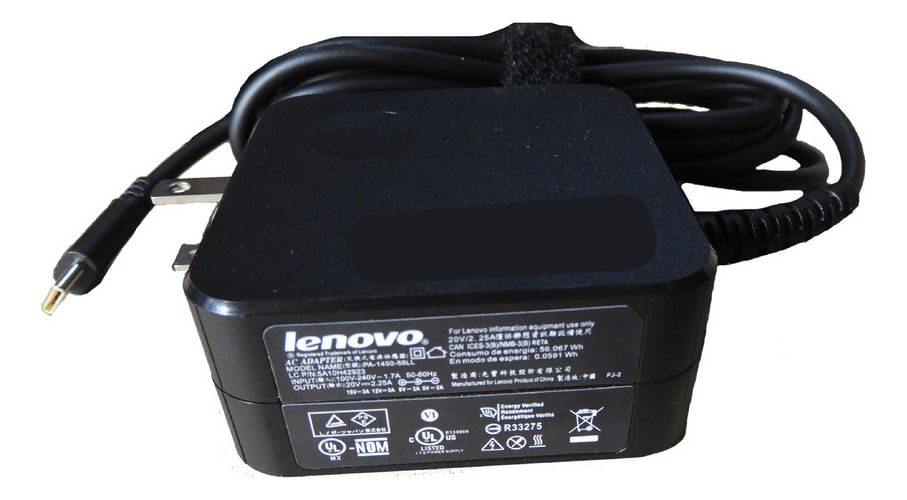 Cargador Genérico Compatible Para Laptop Lenovo 20V 2,25A 45W Tipo C