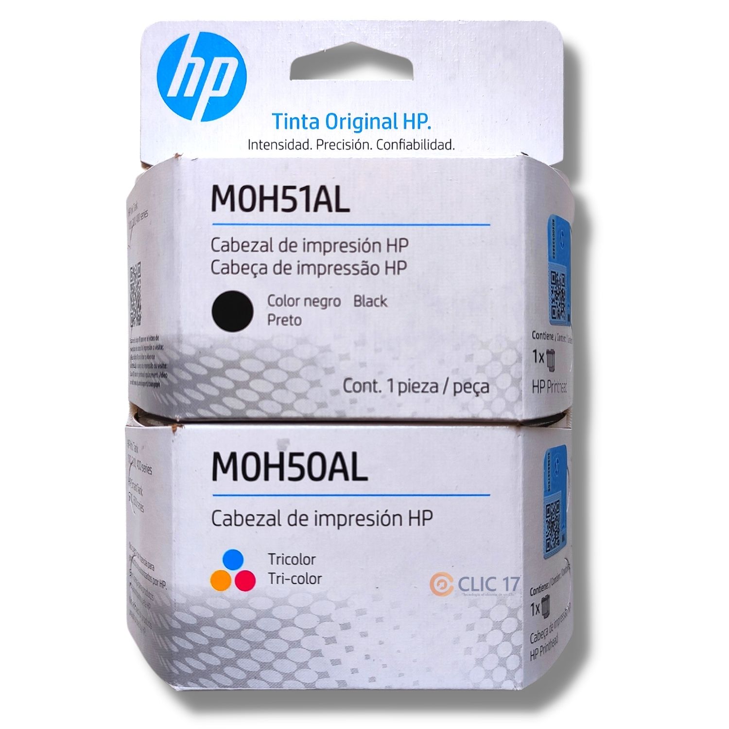Kit Cabezal HP M0H51 Negro Tricolor