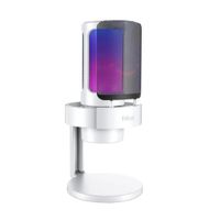 Micrófono Fifine Ampligame A8 RGB USB Cardioide White