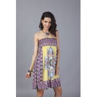 Salida de Playa Vestido Modelo Rachel Multicolor - Talla M