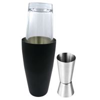 Coctelera Boston Negro con Medidor