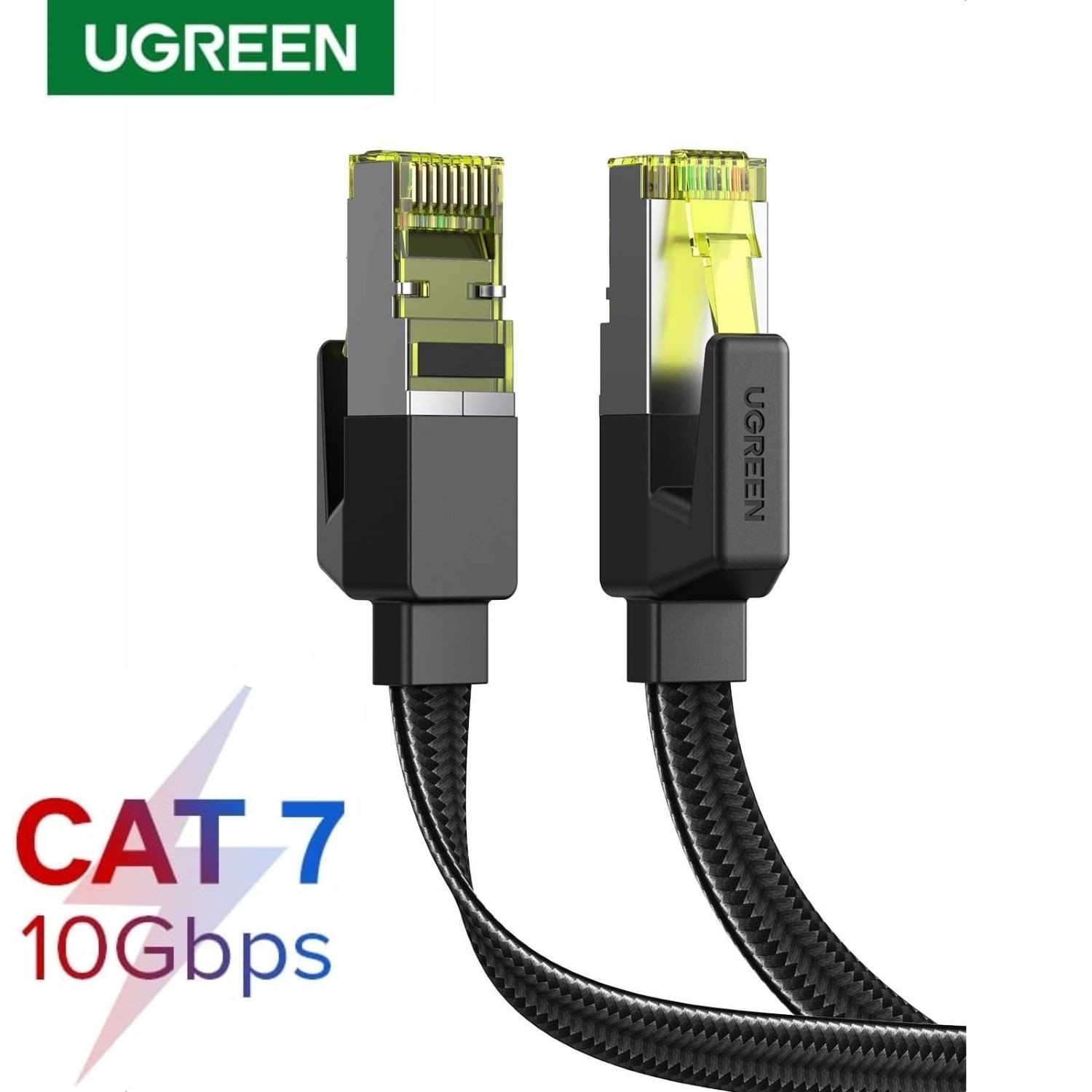 Cat7 Cable de Red Remallado Flat RJ45 UGREEN – “3” Metros