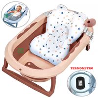 Bañera Tina de Baño Plegable Ballenita Con Termómetro