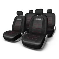 Funda de Asiento Sparco Negro Sps405pvcrd Rojo