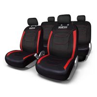 Funda de Asiento Sparco Negro Sps406rd Rojo