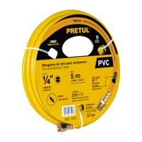 Manguera de Pvc para Compresora 5 m x 1/4' Pretul 20662