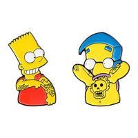 Pines Milhouse y Bart Simpson Tatoo Packx2