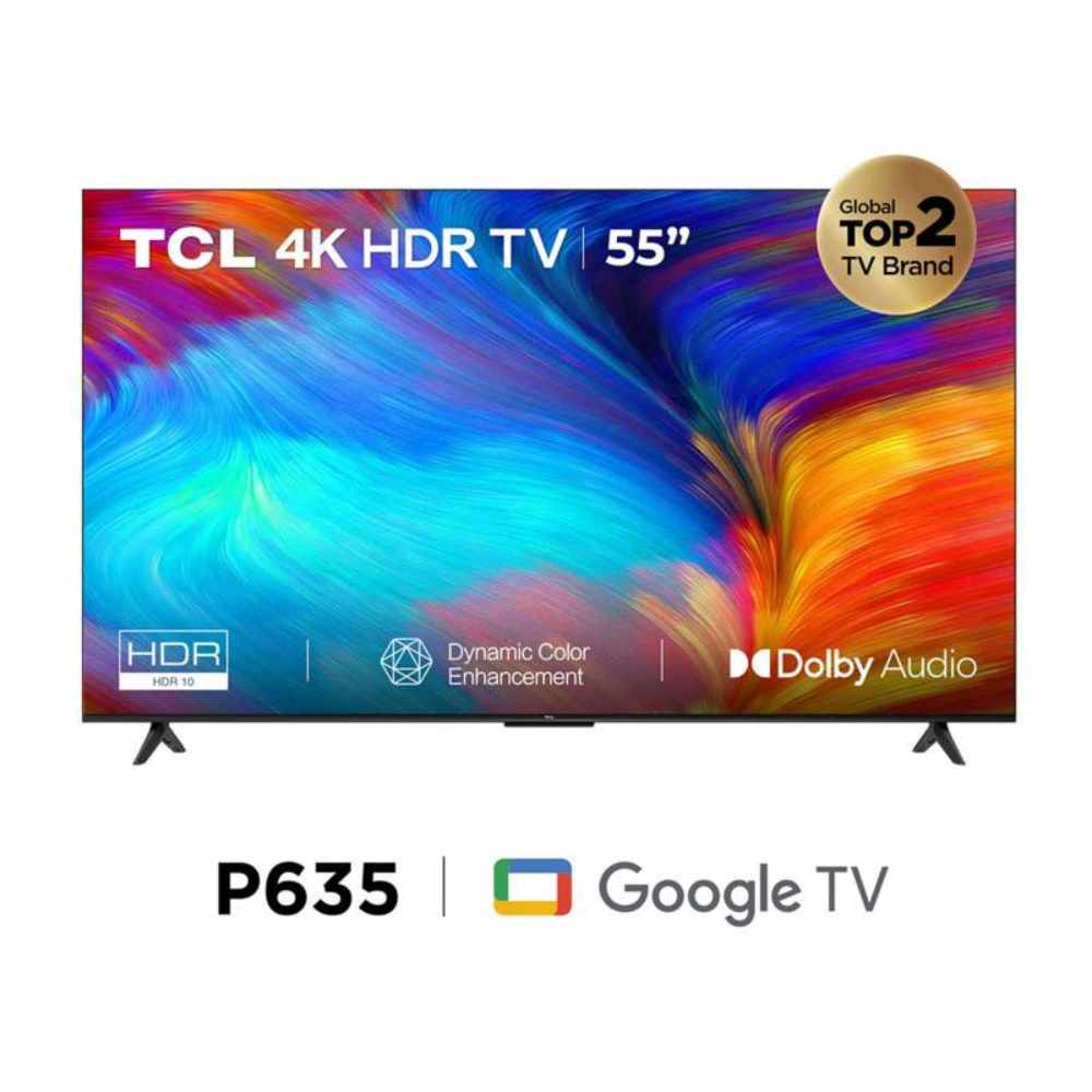 Televisor Tcl 55"" Google Tv 55p635 4k Ultra Hd