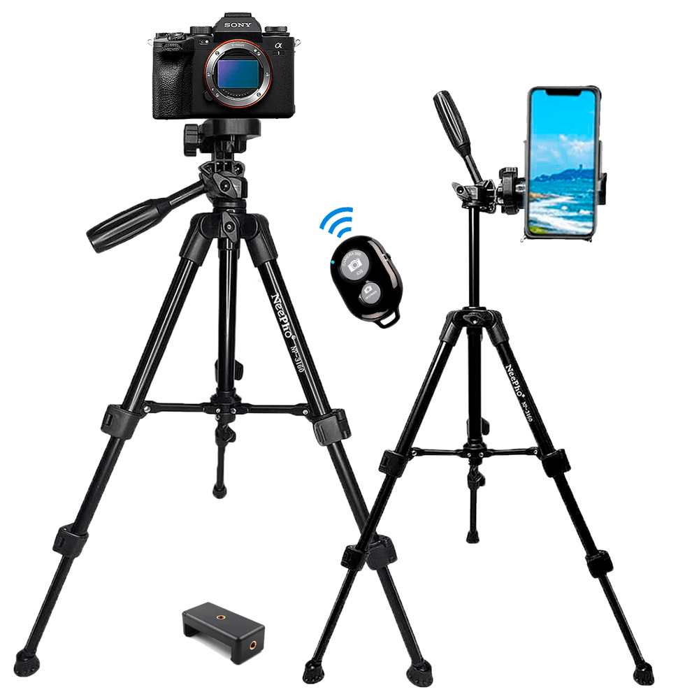 Trípode Celular Cámara Profesional Clip Disparador Bluetooth