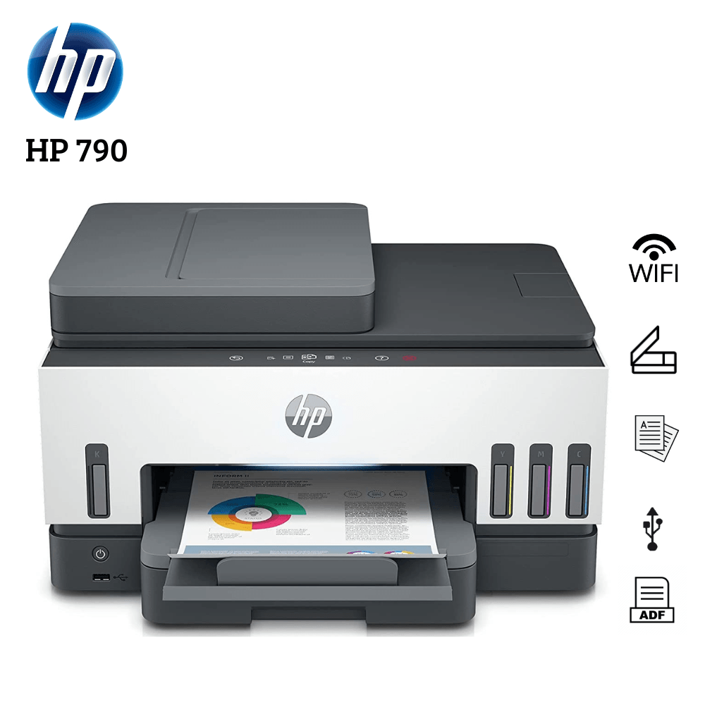 Impresora Multifuncional HP Smart Tank 790 Wifi Duplex ADF Fax