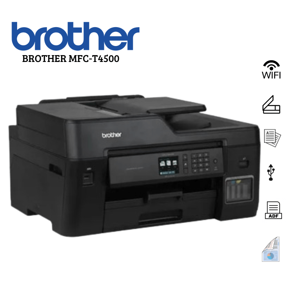 Impresora Brother Mfc-T4500w A3 Wifi Adf Duplex