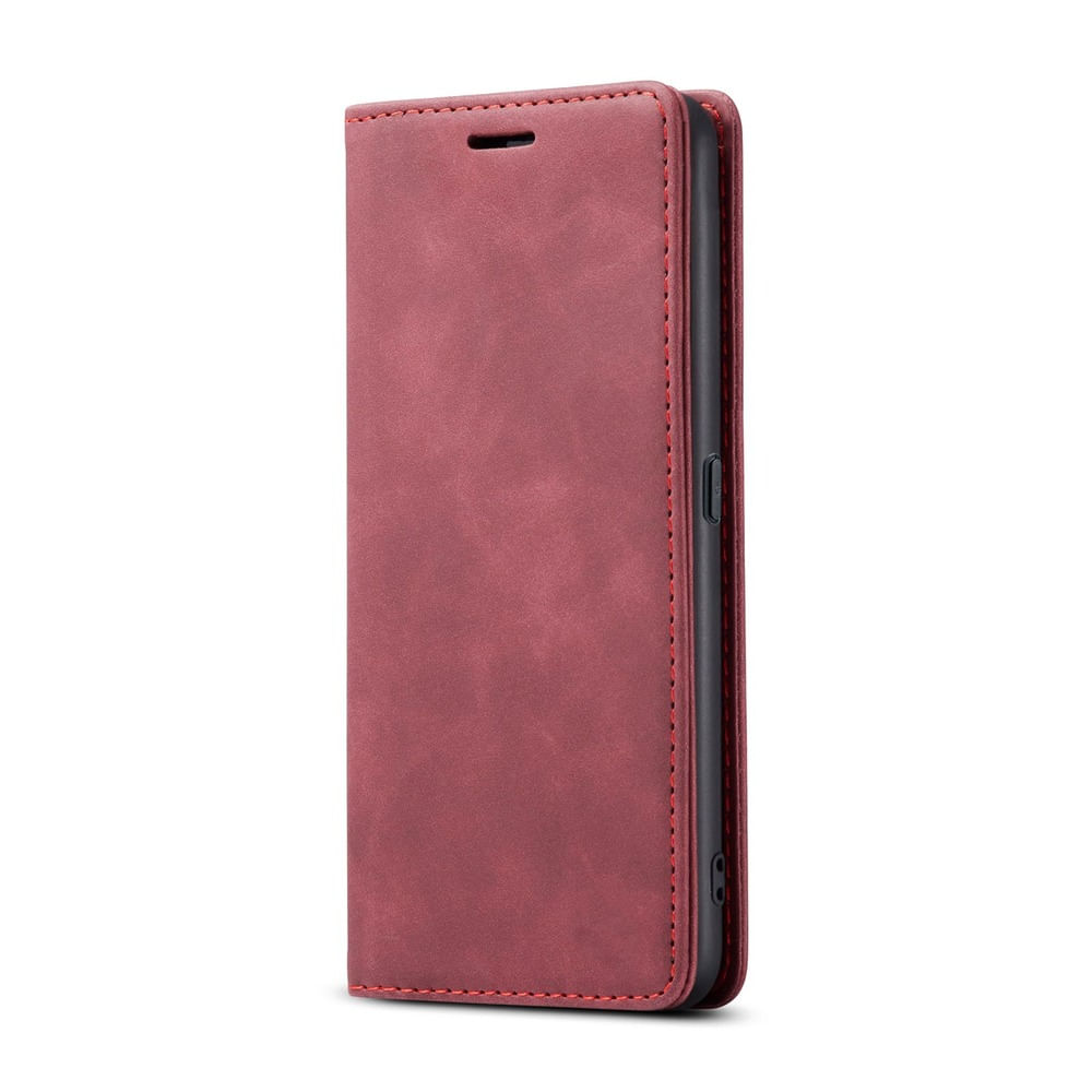 Funda Case para Samsung A33 Flip Cover Guinda Antishock Resistente anti CAÍDAS y GOLPES