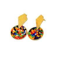 Aretes de Tejido Tutti Multicolor Marialu Creaciones