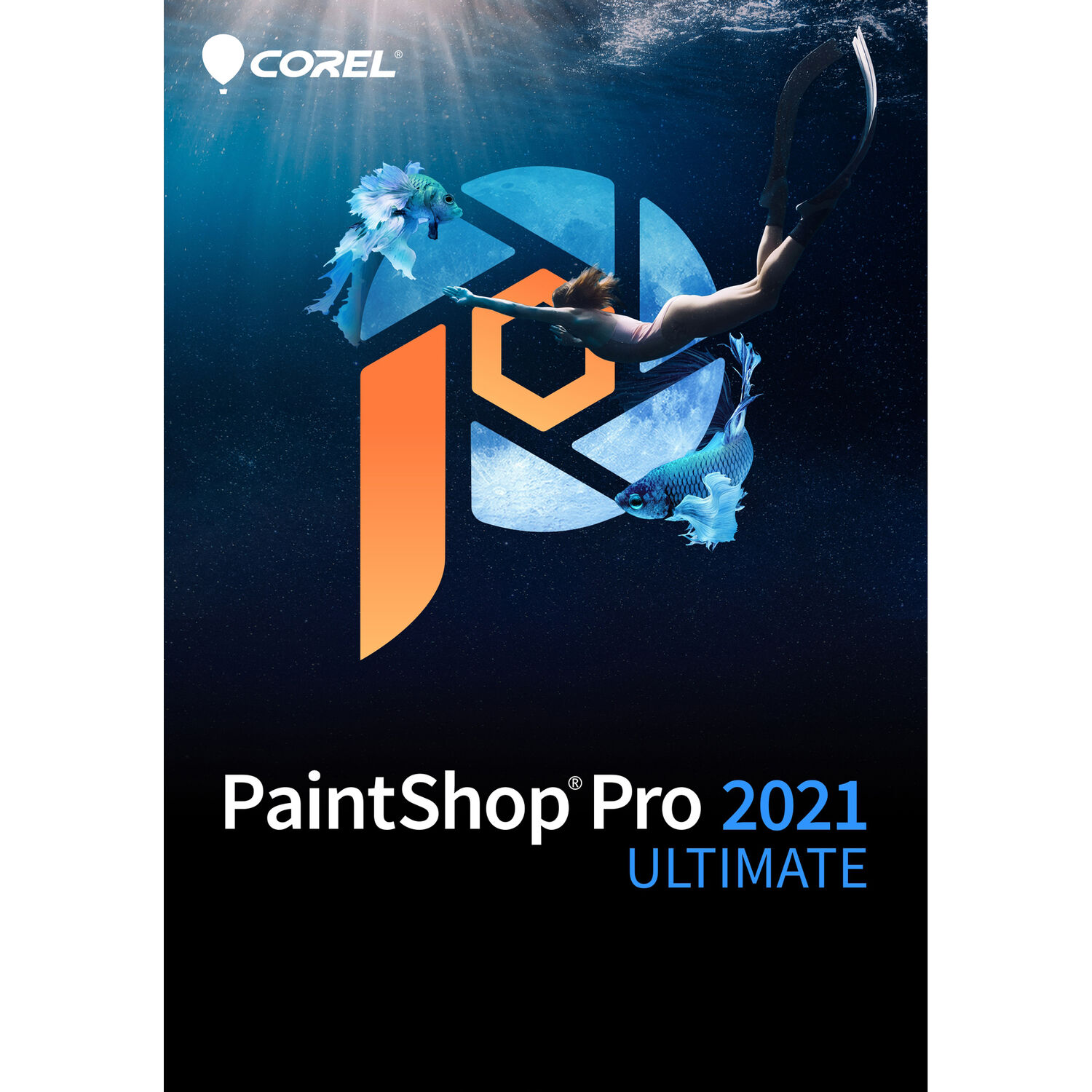 Corel Paintshop Pro 2021 Ultimate para Windows Dvd con Tarjeta de Descarga