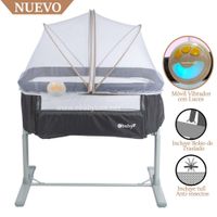 Cuna Colecho Ebaby Musical y Vibrador TAMI Beige
