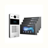 Kit Videoportero Smart Akuvox R20bx4 Full HD + 4 Pantallas Táctiles 7 Pulgadas