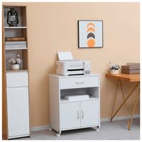 Mueble Porta Impresora Francisco Ventitas Home Blanco