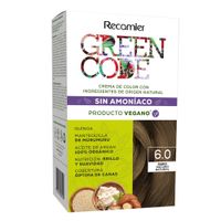 Tinte para Cabello GREEN CODE 6.0 Rubio Oscuro Natural Caja 1un