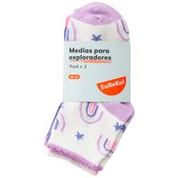 Medias Pack x 3 Mod1 Niña EUREKA