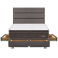 Dormitorio FORLI Sirius King 4 Cajones Marrón