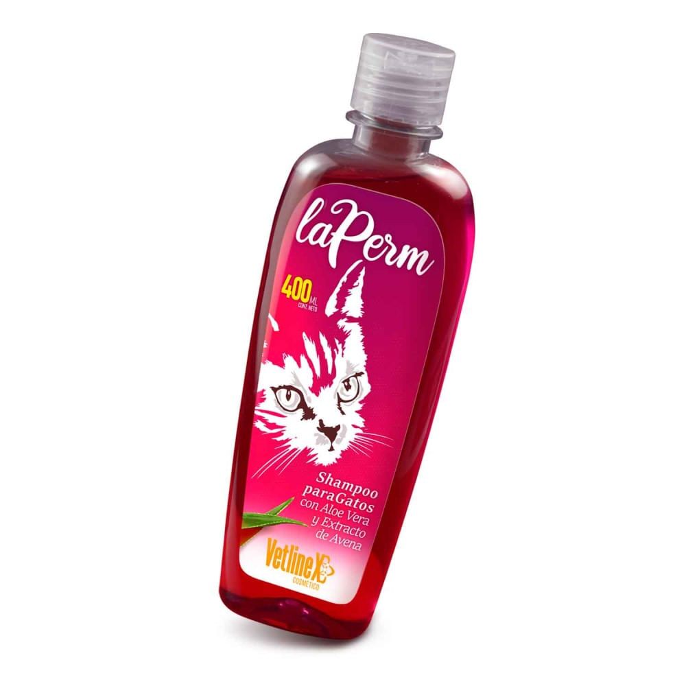 Shampo La Perm Hipoalergénico 400 Ml Vetlinex  Para Gatos