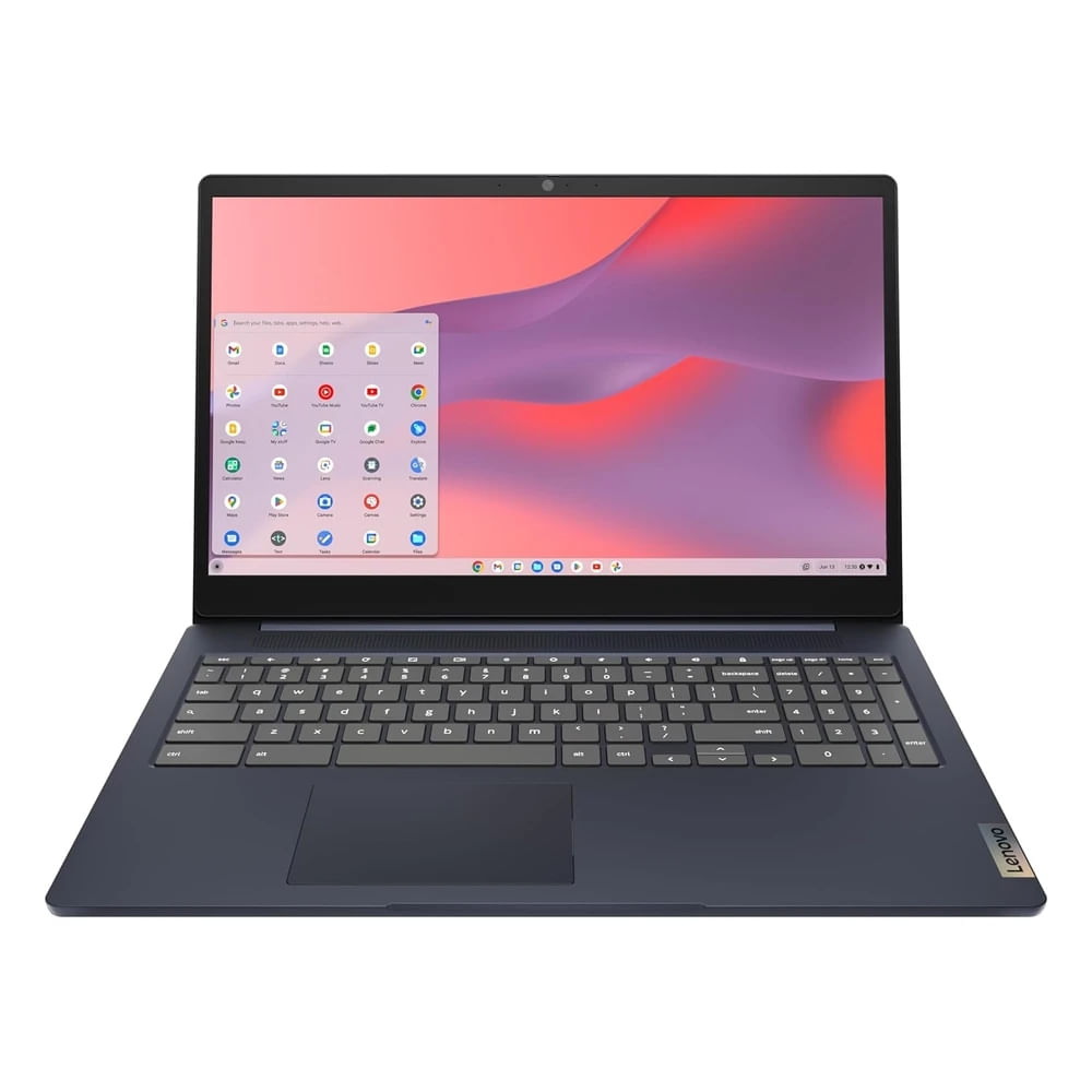 Laptop Lenovo 3i Chromebook 2023 Fhd 15.6"" 8gb Ram 64gb Emmc  Intel Celeron N4500 Azul Abismo