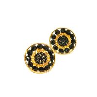 Aretes de Tejido Centro 2 Marialu Creaciones