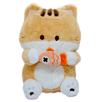 Peru Peluches Gatito Naranja con Pez