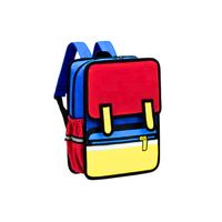 Mochila Impermeable Anime 3D  Rojo
