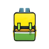 Mochila Impermeable Anime 3D Amarillo