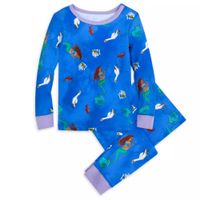 Pijama Shopdisney  2 Piezas de la Sirenita Ariel y sus Amigos Manga Larga Para Niña