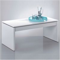 Mesa de Centro Elevable Margarita color Blanco TU MESITA