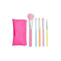 Satine Set Brochas Maquillaje Neon 5 und + Cosmetiquera Satine