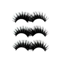Set Pestañas Postizas en Banda 6D 3 Pares Satine
