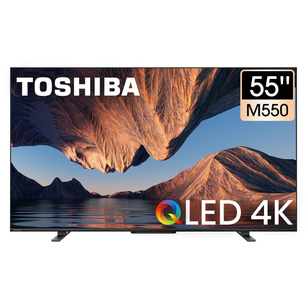 Tv Toshiba 55p Qled Vidaa - 55m550ls