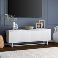Mueble de TV Moderno Jean Blanco R&R MUEBLES