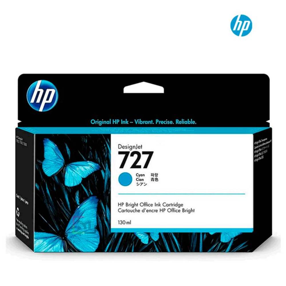 Cartucho deTinta HP 727A Cyan B3P19A Original 130ml