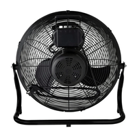 Ventilador de pie metal 40cm 60w Equation Negro