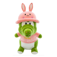 Peru Peluches Cocodrilo Rosa