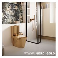 Inodoro Minimalista Nordi Golden Stone