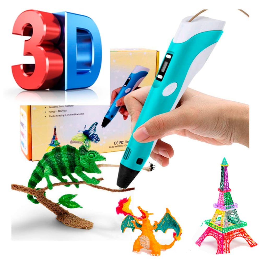 Lapicero 3d Lapiz Impresora Manual Filamento de Regalo