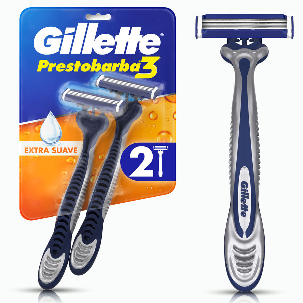 Máquina de Afeitar GILLETE Prestobarba 3 Paquete 2un