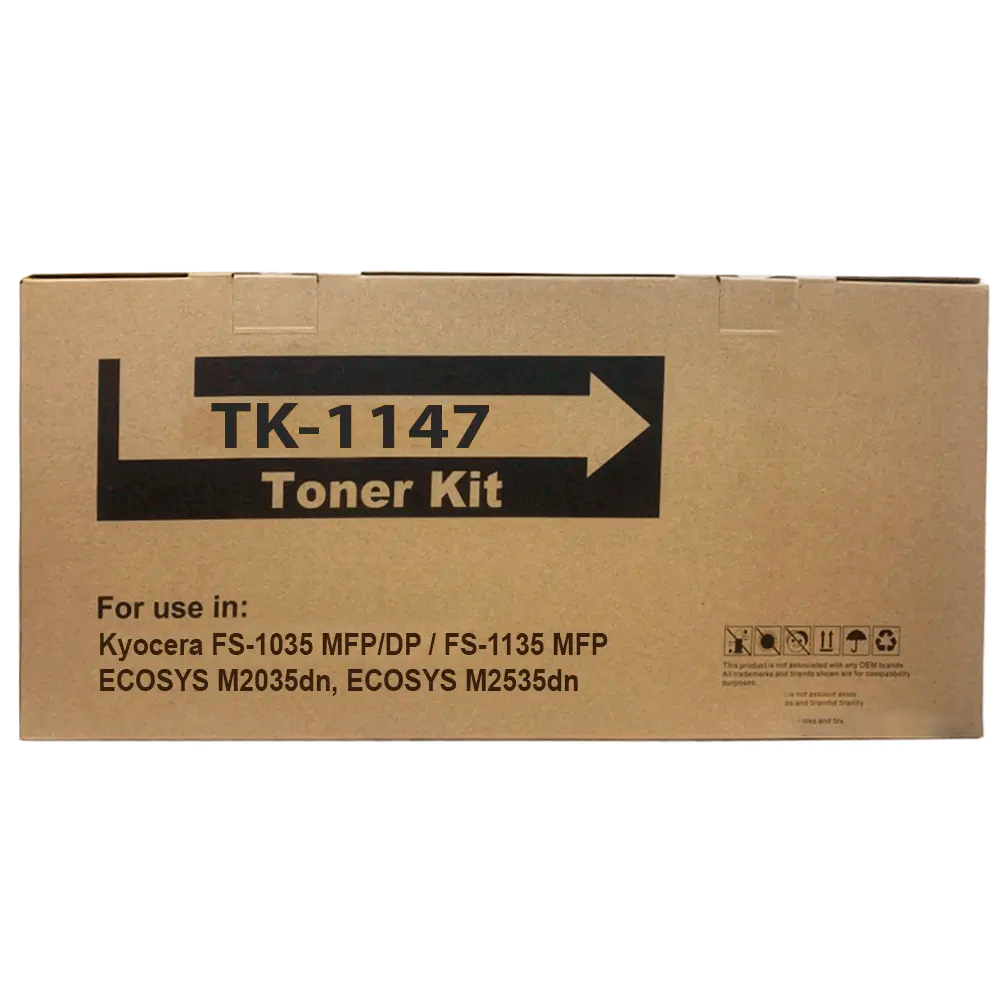 Toner Genérico TK 1147 Negro Compatible con Kyocera Para FS-1035Mfp