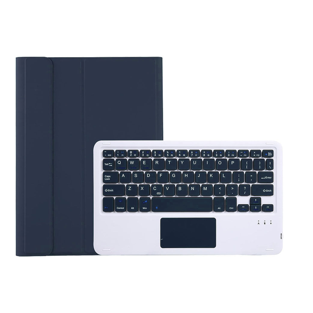Funda con Teclado Bluetooth con Touchpad para IPAD 9,7"" Air 1-2 - pro 9,7 Azul