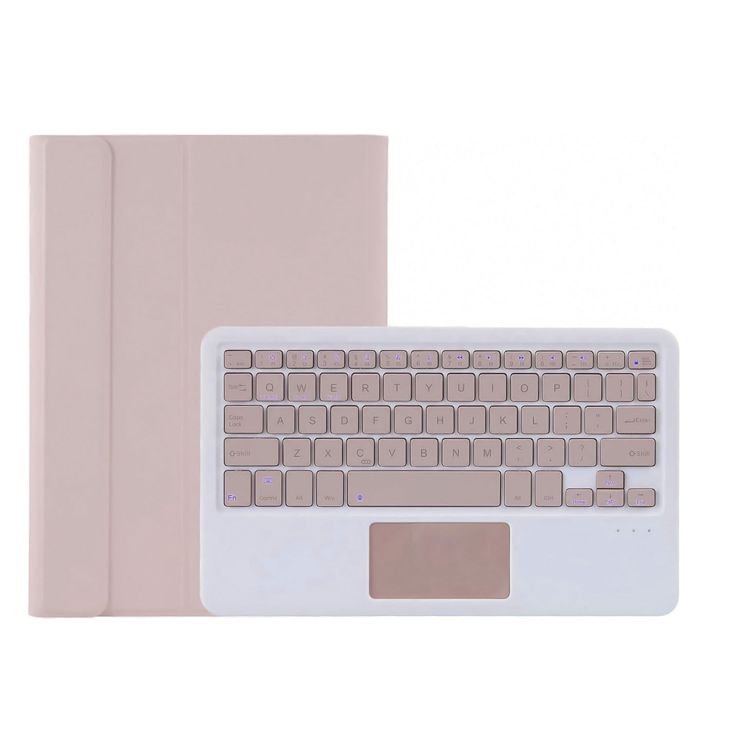 Funda con Teclado Bluetooth con Touchpad para Tablet Samsung tab S9 FE Palo Rosa