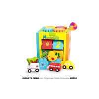Cubo Con Engranaje Didáctico Abc
