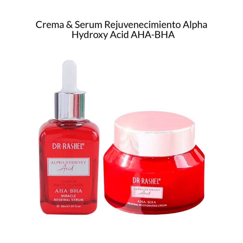 1 Crema + 1 Serum Rejuvenec AHA-BHA Dr Rashel | plazaVea - plazaVea